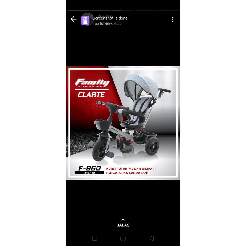 Sepeda Anak Family Supreme Clarte F-960