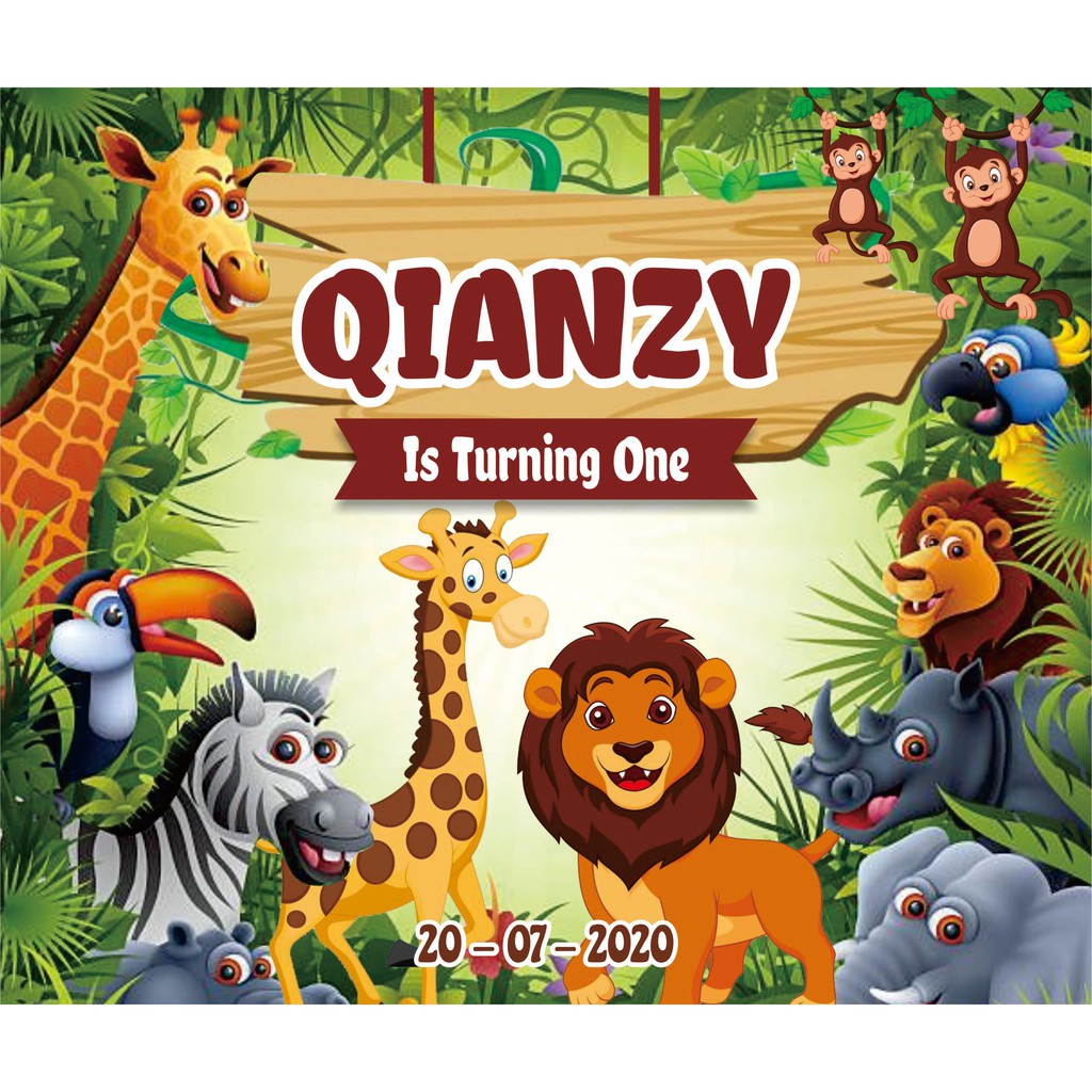 Tas Ultah Mika Full 25 x 18 x 23-Animal