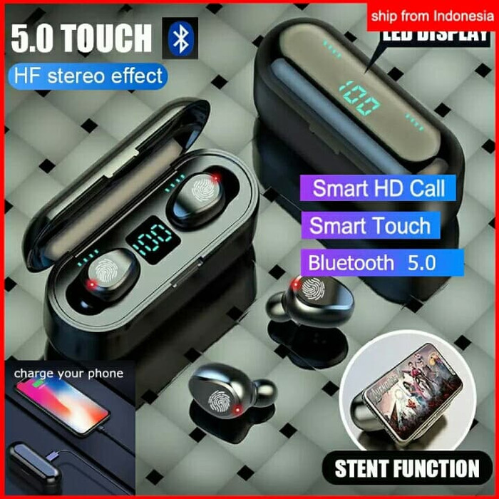 TWS HANDSFREE BLUETOOTH POWERBANK