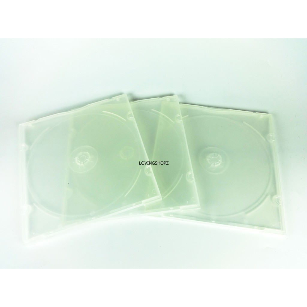 Casing Kotak CD DVD, Tempat menyimpan CD DVD - per 3 pcs