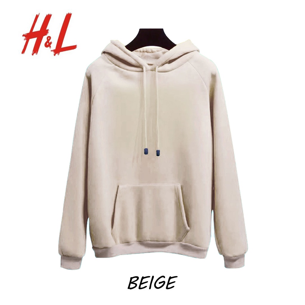 SWEATER HOODIE JEMPER POLOS DISTRO PART 1 UNISEX matt COTTON FLEECE Premium TERMURAH TERLARIS-BEIGE