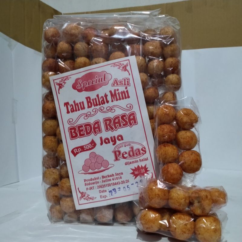 

Camilan/Tahu Bulat Pedas