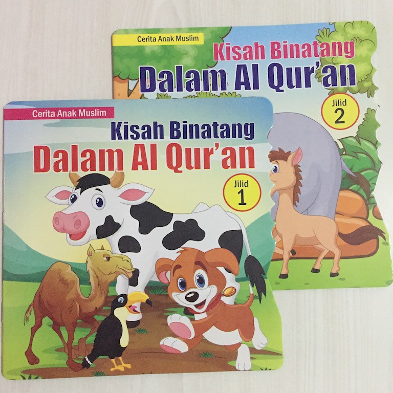 Paket 2 Buku Kisah Binatang Dalam Al Quran Buku Anak Cerita Anak Shopee Indonesia