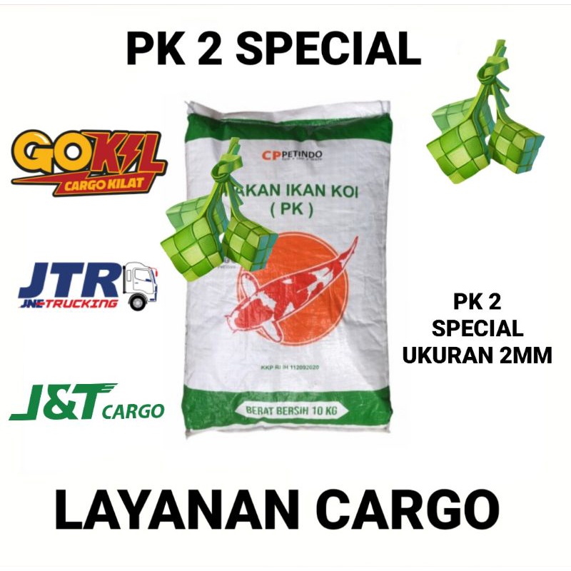 pk 2 special pelet 10 kg layanan cargo