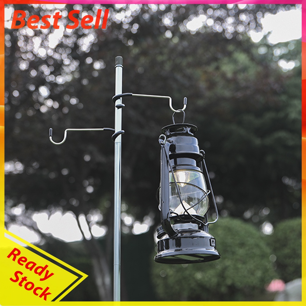 Stainless Steel Light Stand Holder Hooks Portable Tent Pole Lamp Hanger