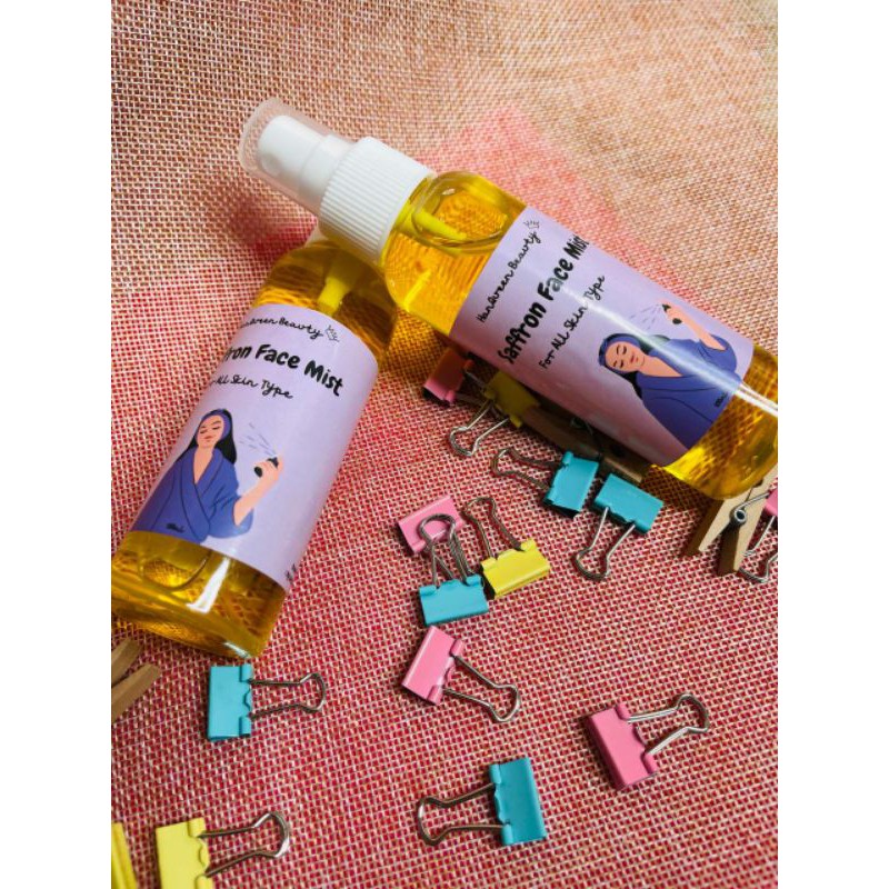 100ml Saffron Face Mist / Toner Wajah Bunga Saffron Asli 100% Original / Pelembab Wajah