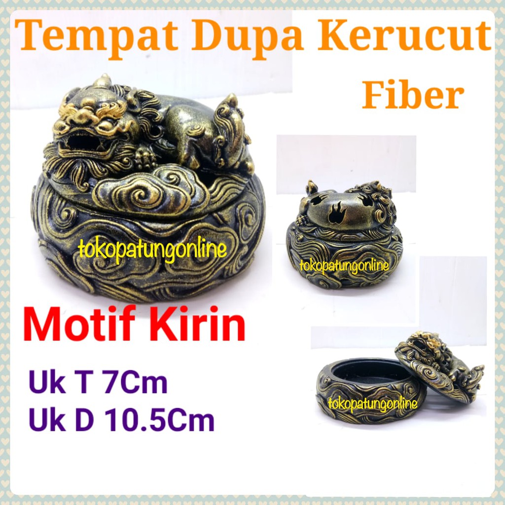 Tempat Bakar Dupa Kirin Pixiu T10,5