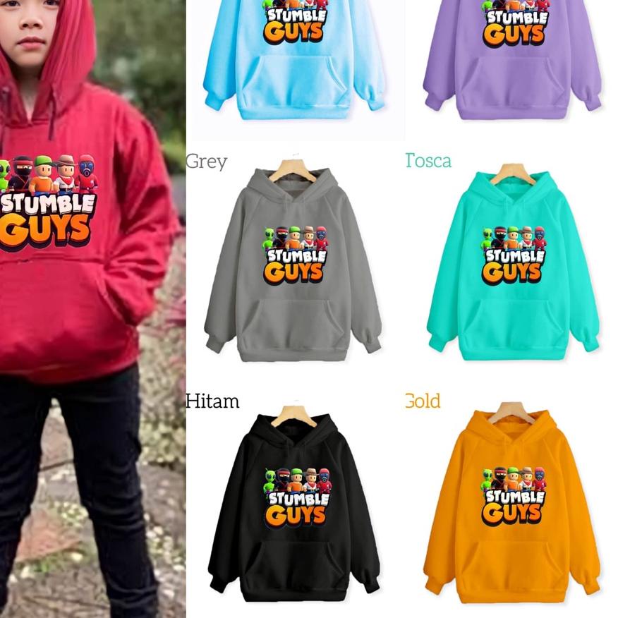 YVF - SWEATER HOODIE ANAK STUMBLE GUYS