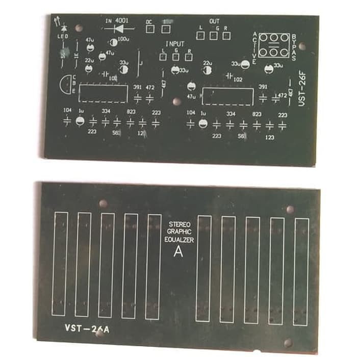 PCB Stereo Graphic Equaliser 10 Band VST26F.A Er~104