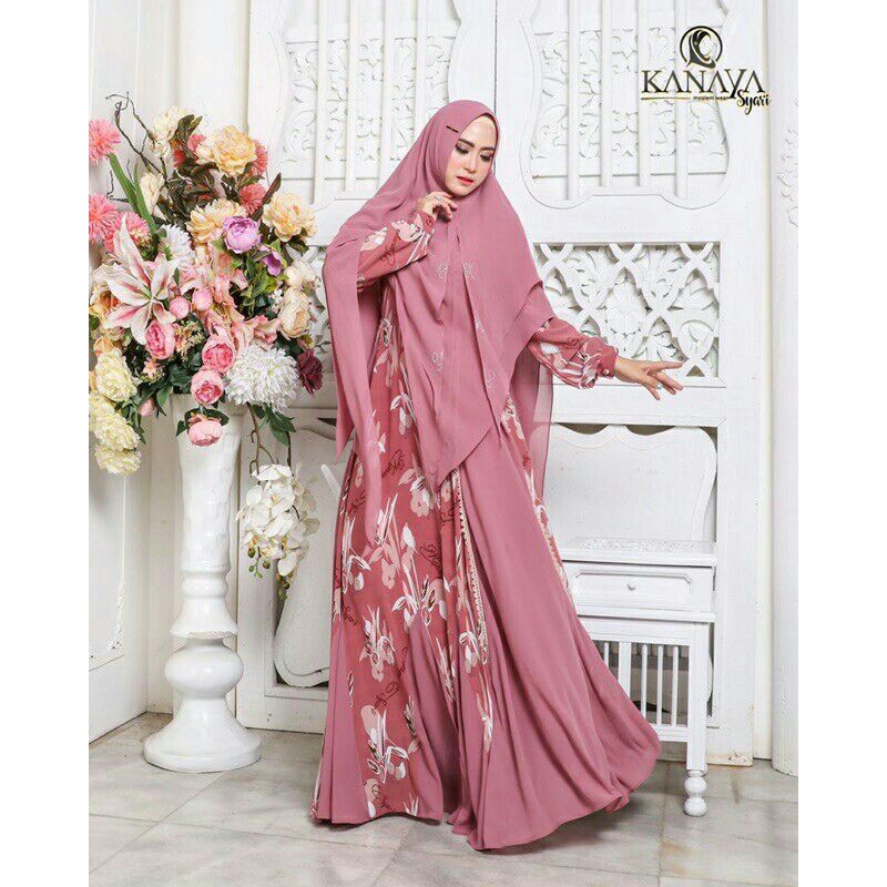set gamis syari Mahira by Kanaya ori