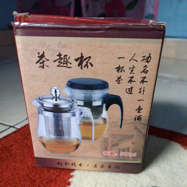 Teko Kaca Bening Saringan Teh Tahan Panas Teko Pitcher Teh Chinese Teapot Maker