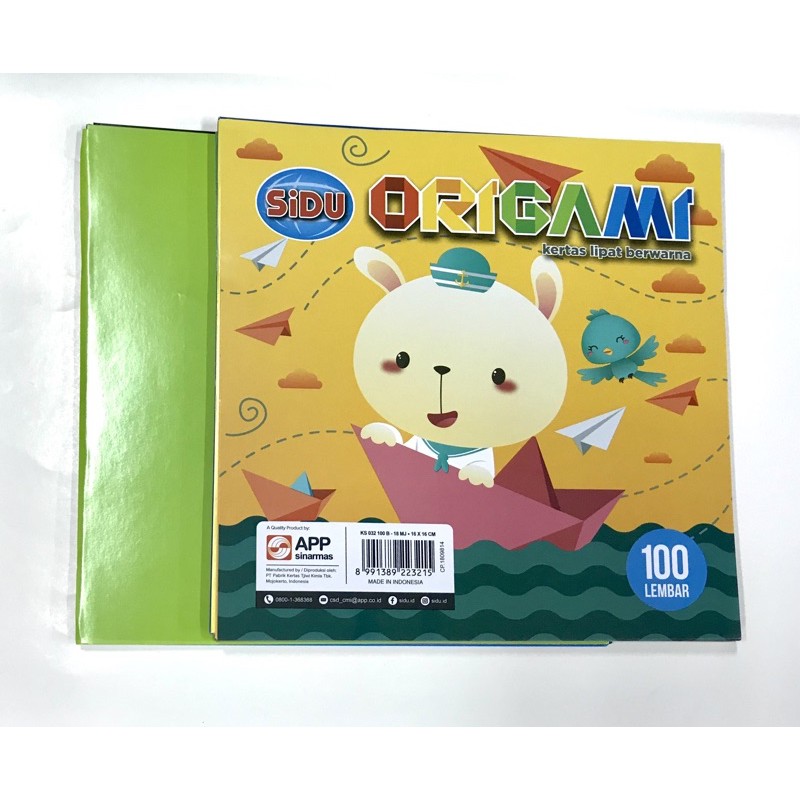 

KERTAS ORIGAMI 16x16 CM SINAR DUNIA ISI 100 LEMBAR