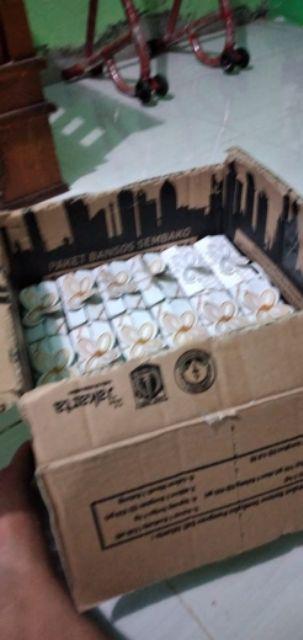 Mangkok Beling Kemasan Box Isi 15pcs Gratis Kartu Ucapan