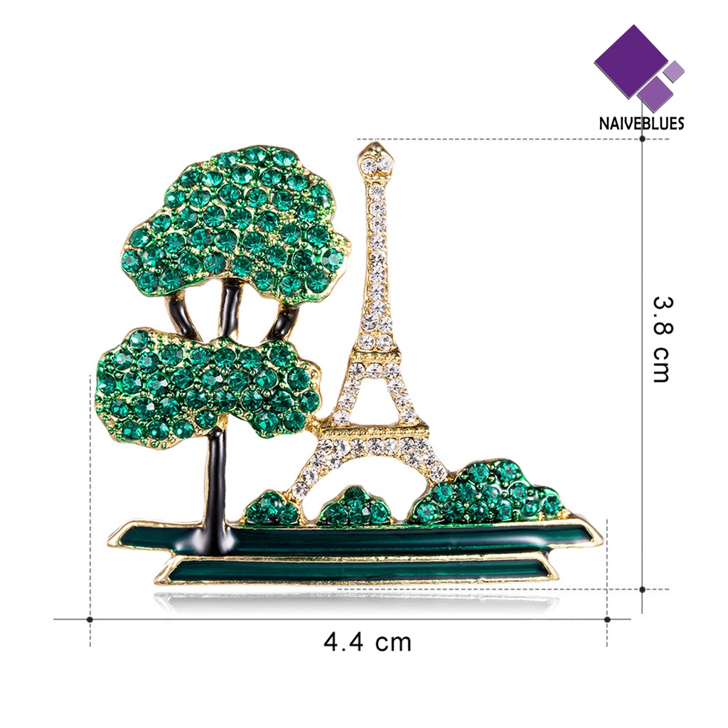 Bros Pin Desain Pohon Menara Eiffel Untuk Wanita