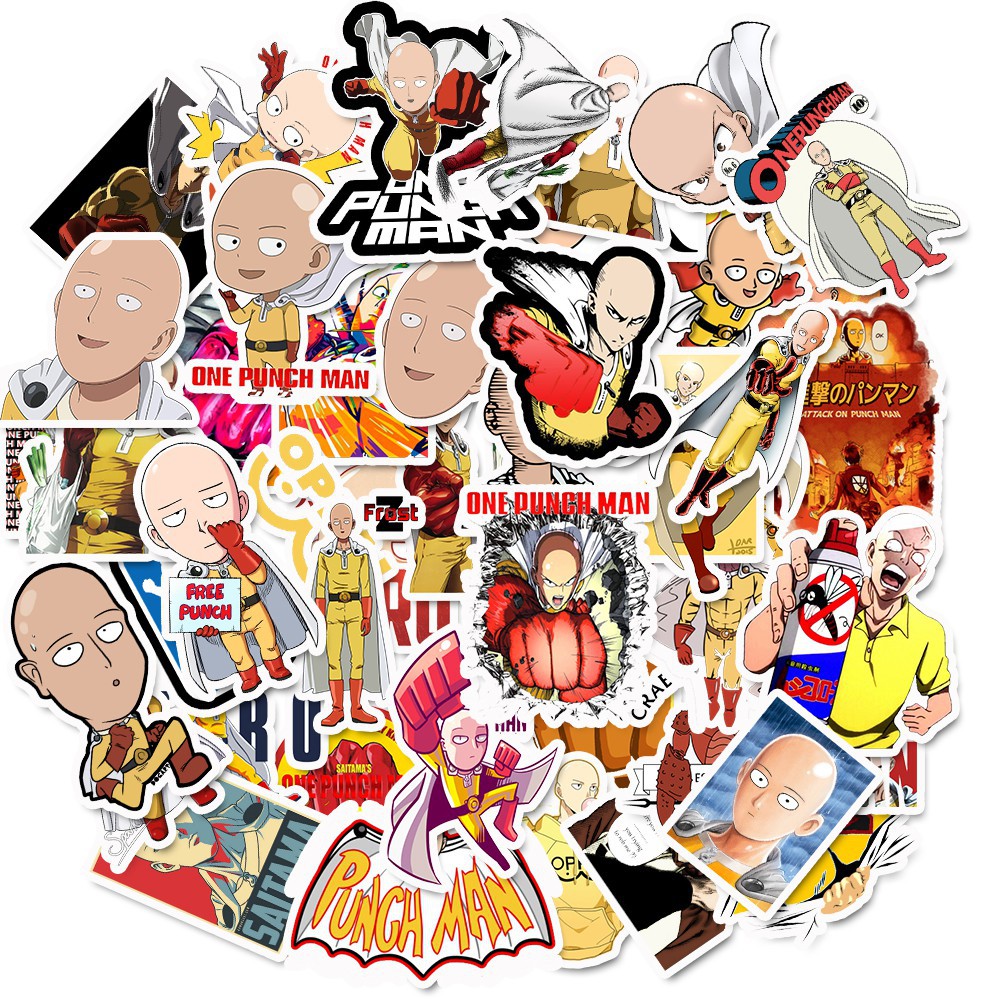 OPM001 – Sticker / Stiker / Stationay /Alat Tulis Anime Manga Cosplay Jepang One Punch Man