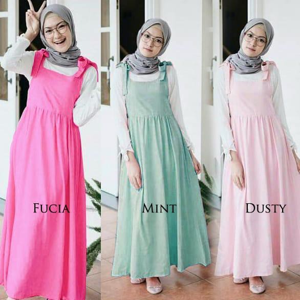 Damai fashion jakarta - baju wanita overall WIDYA (TANPA INNER) 3 warna - konveksi baju murah