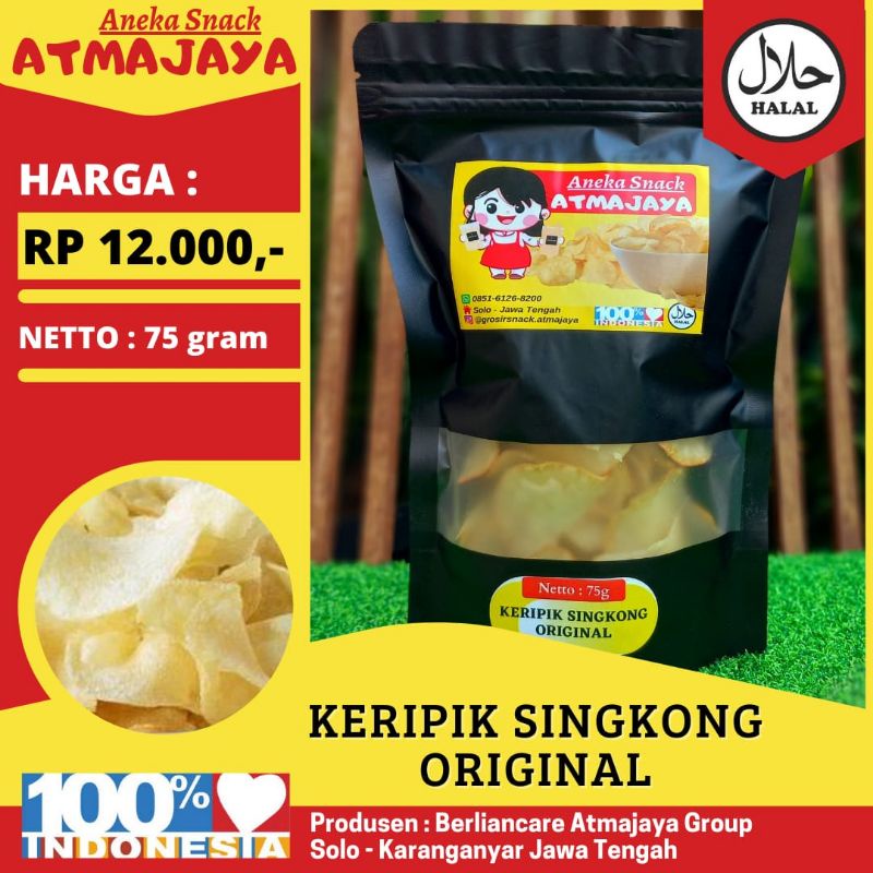 

KERIPIK SINGKONG ORIGINAL/ANEKA SNACK ATMAJAYA/SNACK MURAH/GROSIR SNACK/SNACK KILOAN