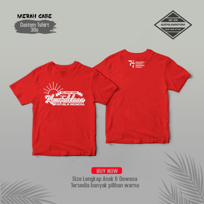 KAOS Kemerdekaan Republik Indonesia 77 - , Putih