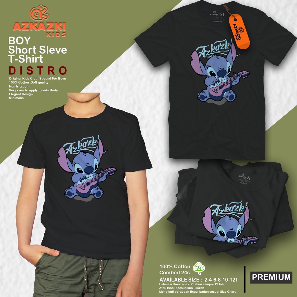 Baju kaos Anak Laki Laki Distro Bahan Premium Katun Cotton Combed 24s Kaus Oblong T Shirt Tshirt Len