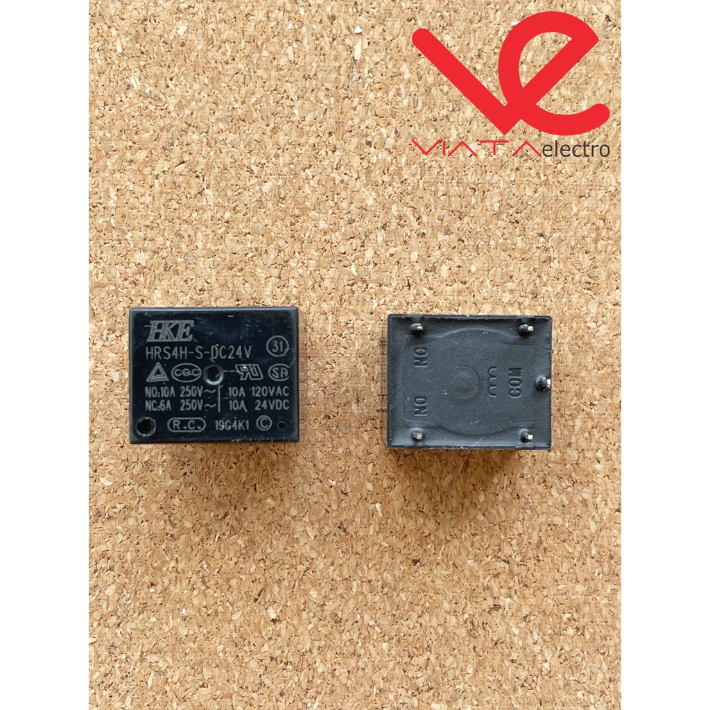 RELAY HKE 24V 5PIN HRS4H RELAY 24V 5 KAKI 10A ASLI