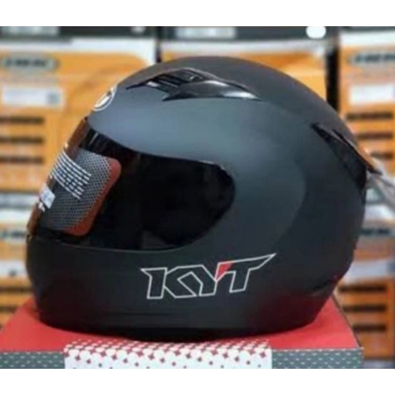 Helm kyt r10 black dop