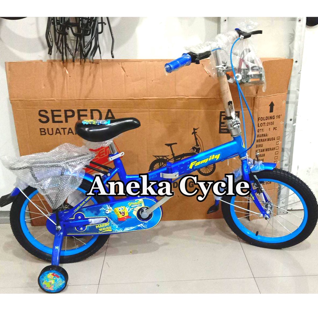 Sepeda Lipat Anak Roda Empat Family Touring 16 Inch