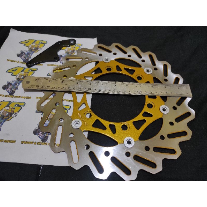 PIRINGAN LEBAR 300mm HONDA TIGER OLD / DISC CAKRAM DEPAN 300mm HONDA TIGER OLD, MEGA PRO, VERZA