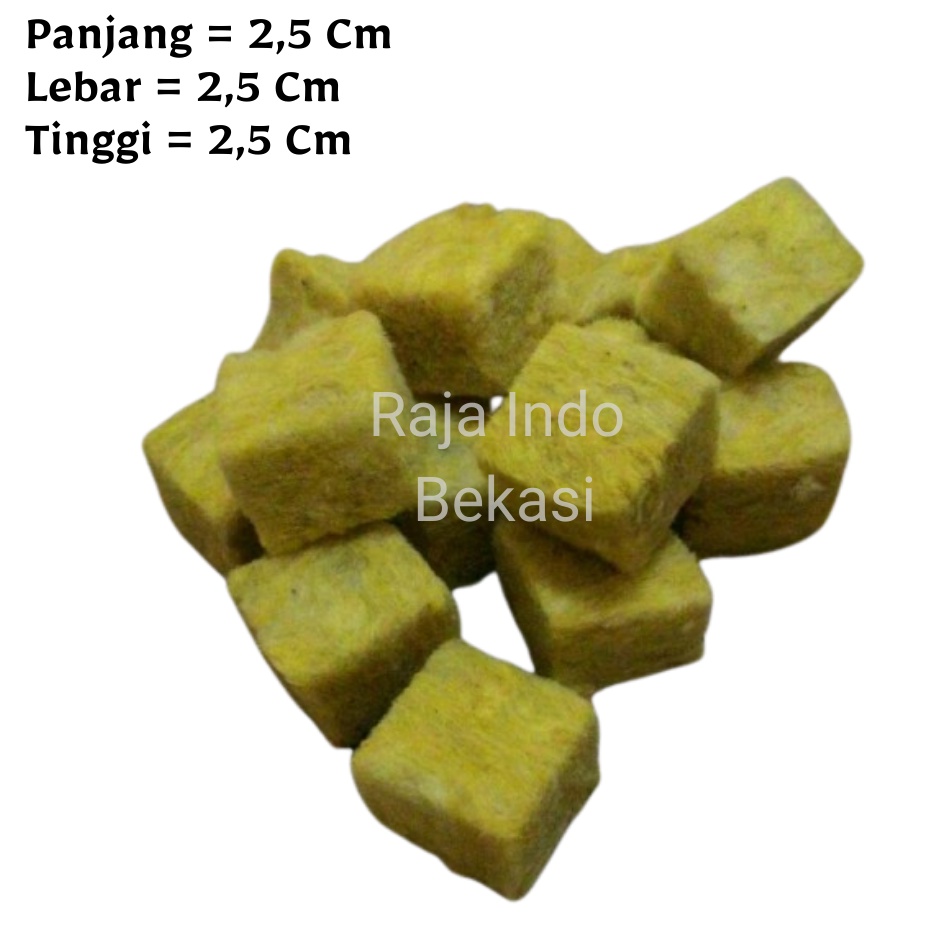 Rockwool Media Tanam Hidroponik Siap Pakai Ori Rockwool Hidroponik Cultilene Peredam