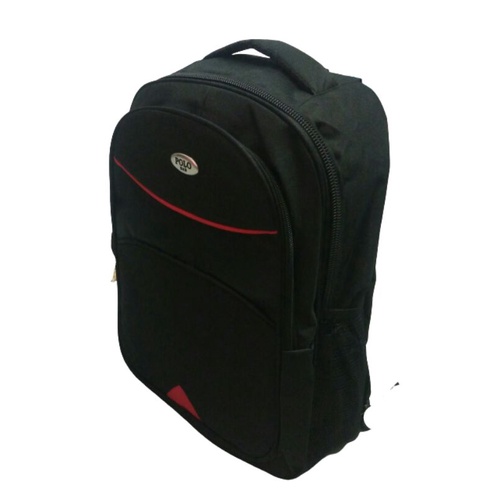 Tas ransel polo / Tas backpack polo / tas sekolah/ tas kerja (List tengah merah)