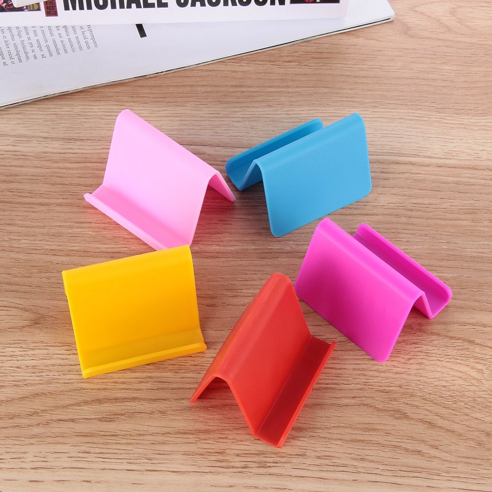 QUINTON Universal Phone Holder Plastic Mount Stand Lazy Bracket Portable Desk Mount Mini Table Smart Phones Cerative for Cell Mobile Phone Tablets/Multicolor