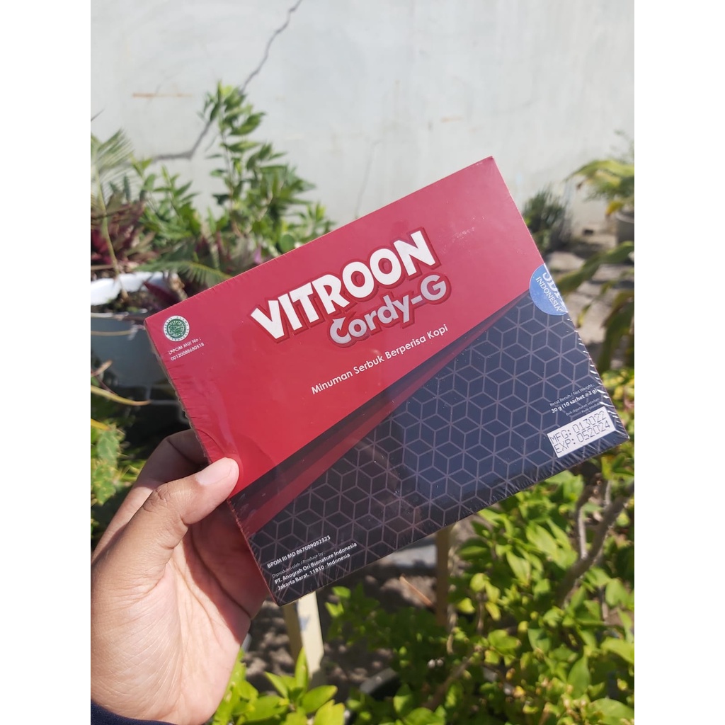 Vitroon Cordy-G (Minuman Serbuk Berperisa Kopi) - Stamina & Tenaga