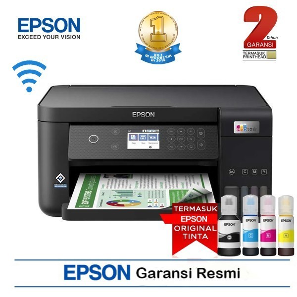 PRINTER EPSON L6260 / PRINTER EPSON L 6260 PENGGANTI L605 / L6160 MULTIFUNSI WIFI DUPLEX