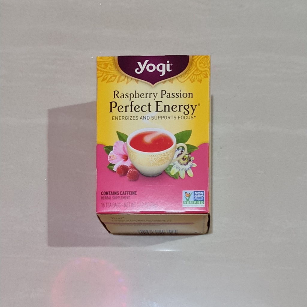 Yogi Tea Raspberry Passion Perfect Energy Support Fokus 16 x 2 Gram