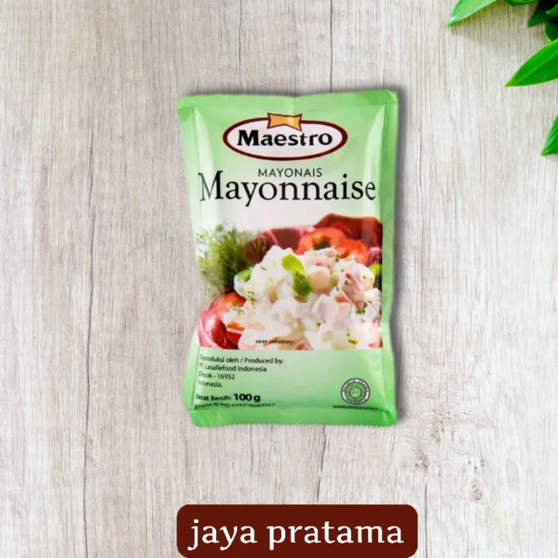 

mayonnaise 100 gram sachet ex lama