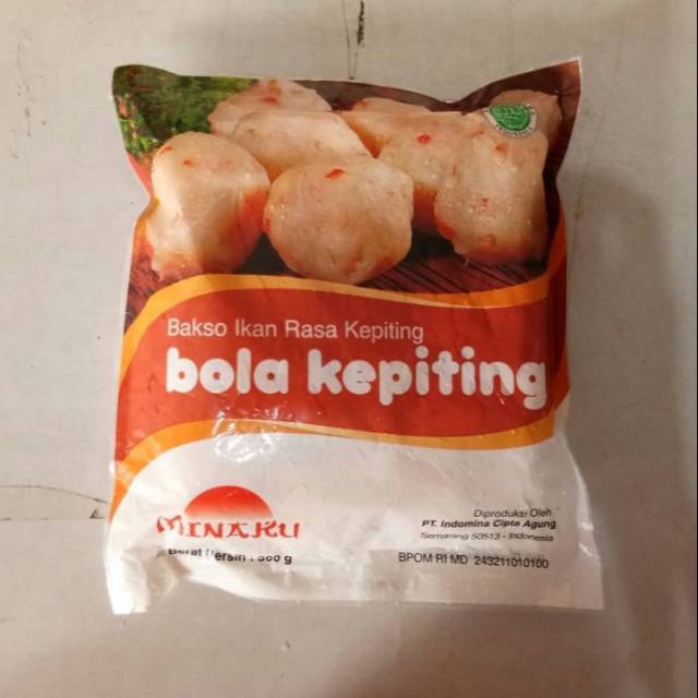 

Minaku bakso bola kepiting