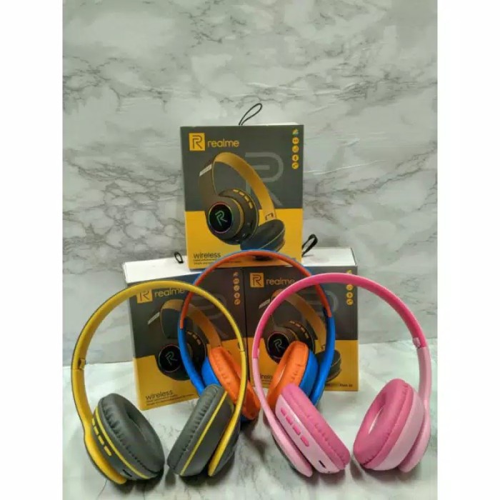 BT Realme Headphone DJ RMA 66 Wireless Bluetooth Headset Bando RMA-66