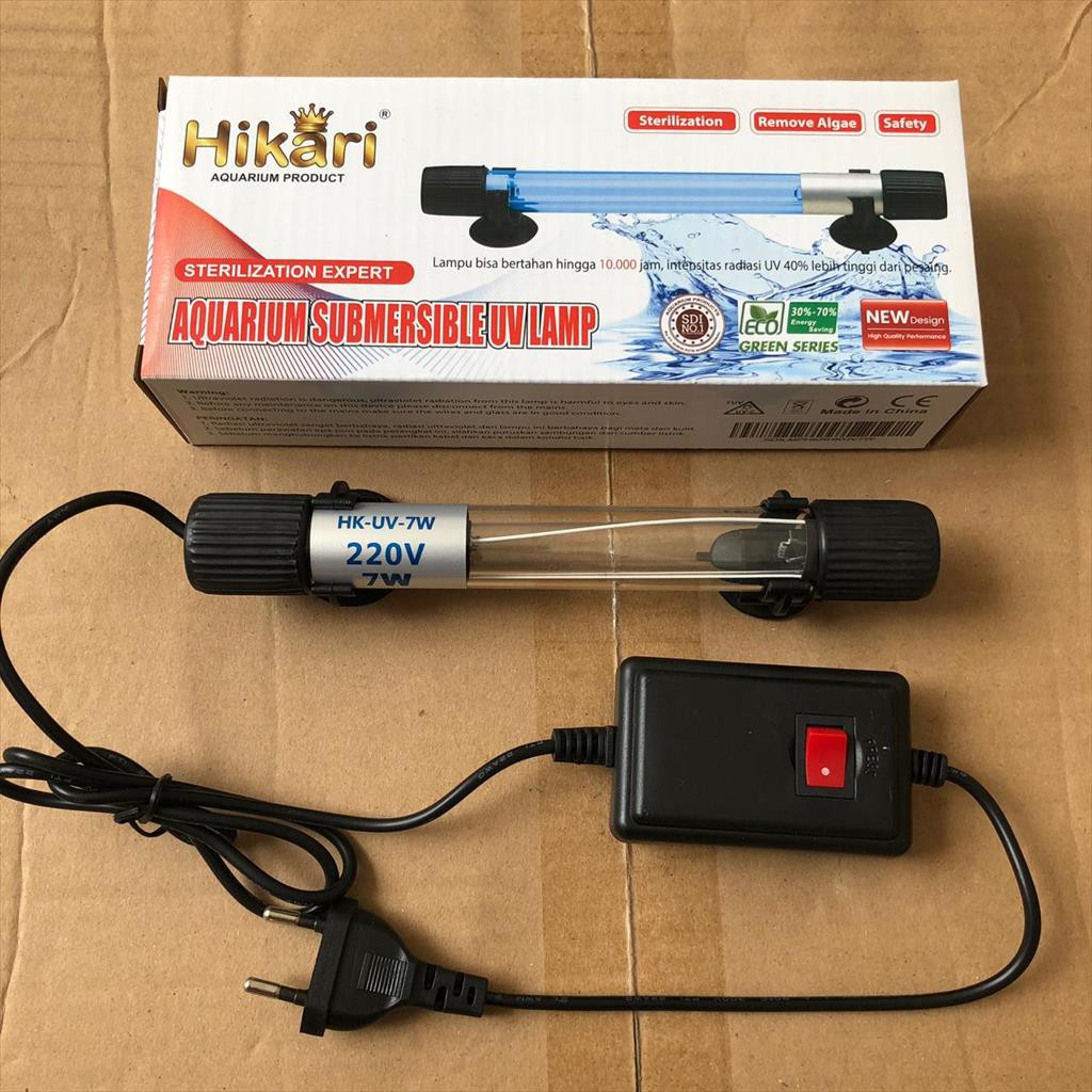 Lampu UV Celup Aquarium Hikari UV 7 Watt