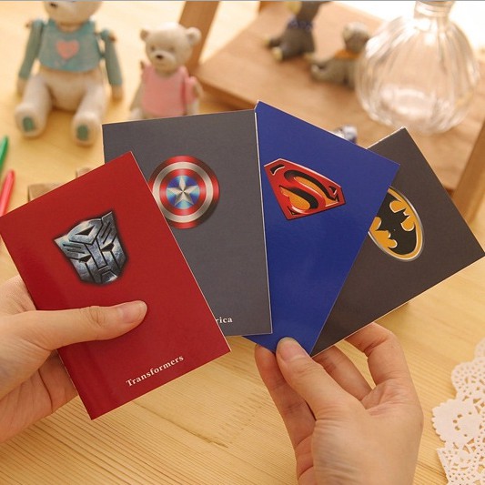 

buku catatan mini note book super hero