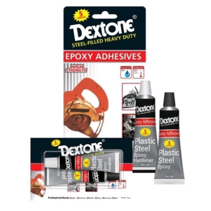 

Lem Dextone, lem perekat besi,100%Original ( 1 pcs 2 tube)