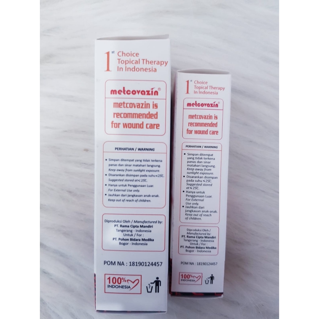 METCOVAZIN WOUND CARE CREAM MERAH