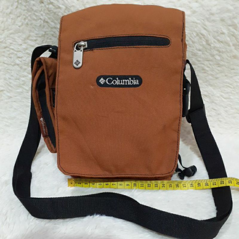 Tas Sling Second / Preloved / COLUMBIA Sling Bag Cokelat / Tas Selempang / Bekas