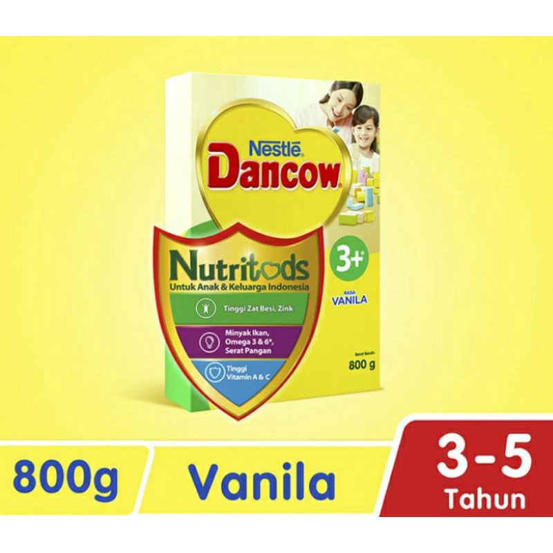 

susu dancow 3+ vanila 800gr