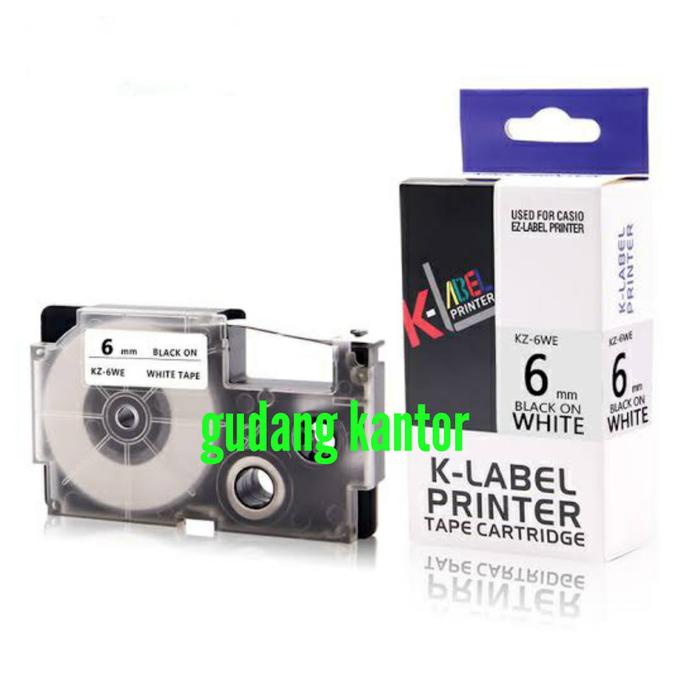 

Label K-LABEL Printer 6 mm Compatible Casio EZ Label Tape Printer 6mm