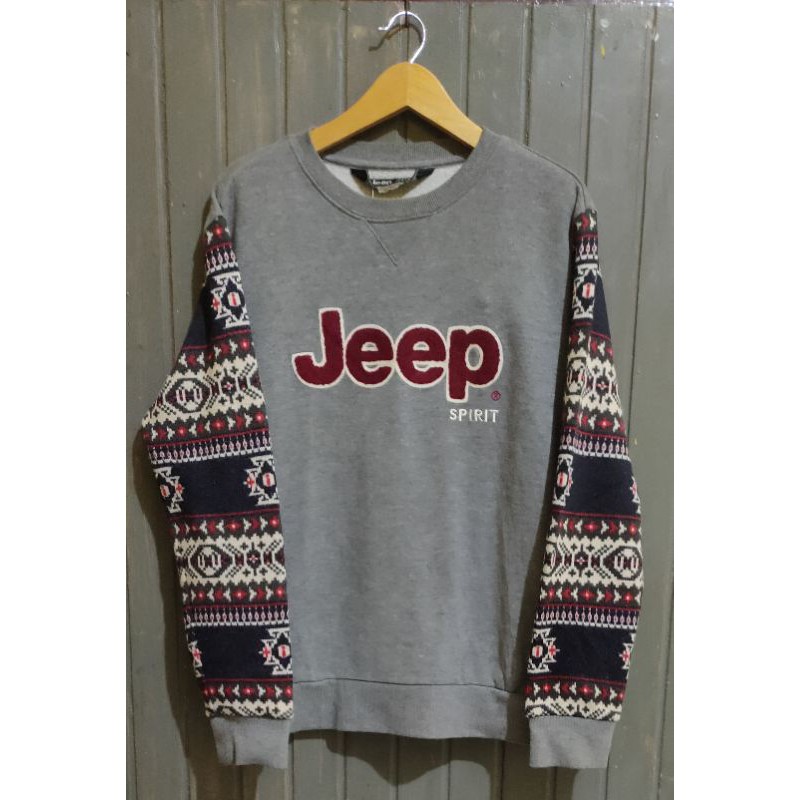 CrewNeck  Jeep Second Size L Fit XL
