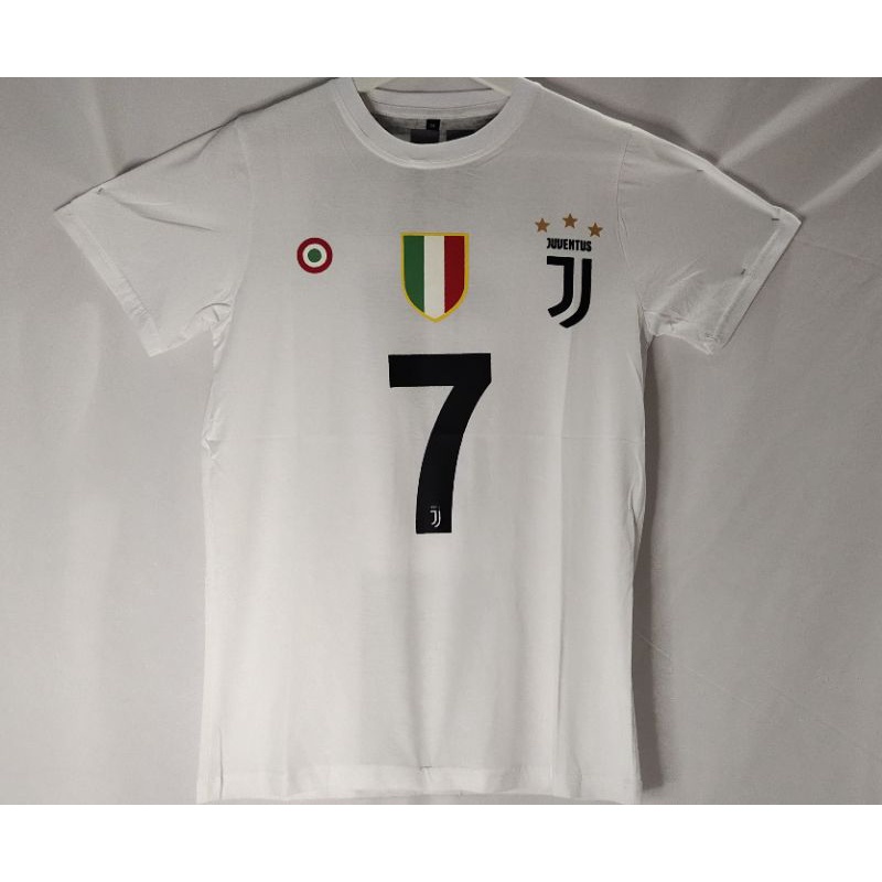 Kaos bola Juventus/ t-shirt bola Juventus/ Kaos Putih