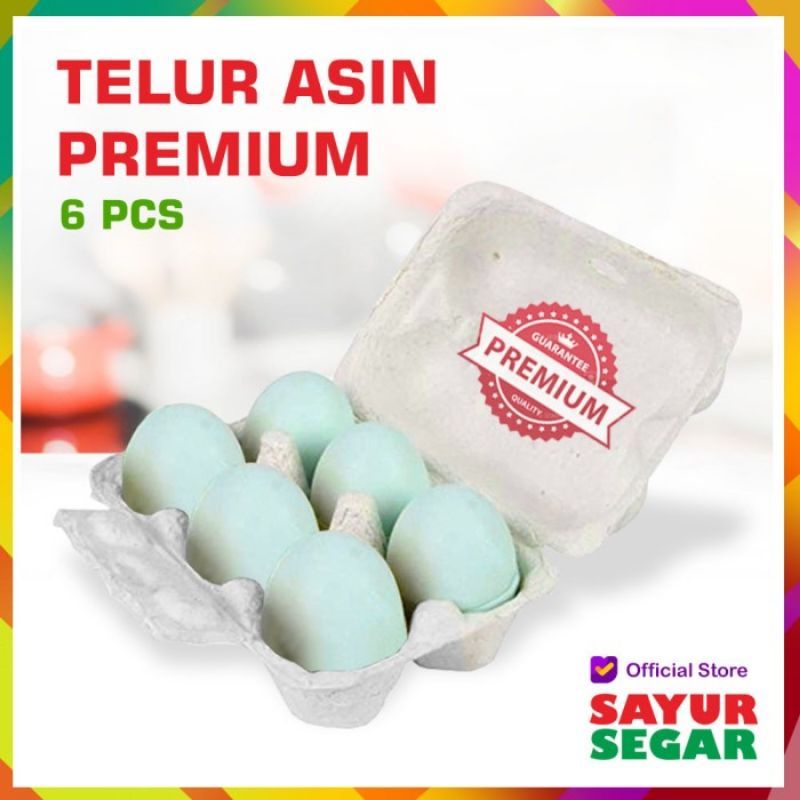 

telur asin mentah 6 butir