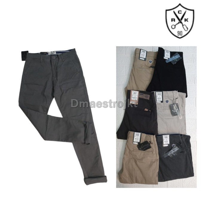Celana Chinos Panjang ROCKSTAR Pria Original