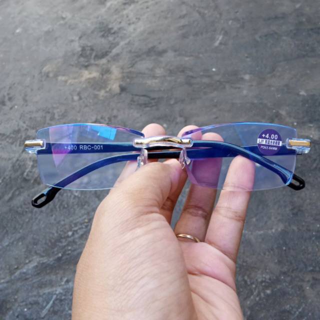 KACAMATA PLUS 4.00 + ANTI RADIASI