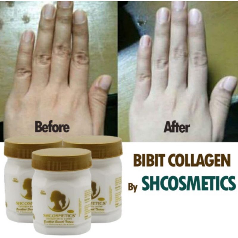 ORIGINAL! BIBIT COLLAGEN Lotion Pemutih SH COSMETICS