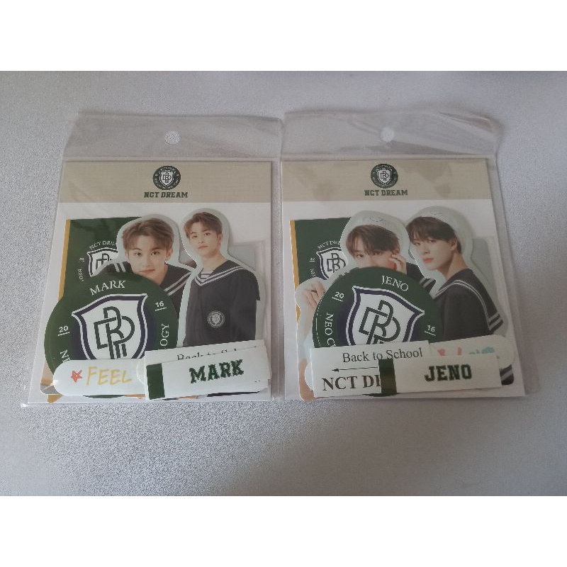 NCT DREAM BACK TO SCHOOL B2S LUGGAGE STICKER SET SEALED MARK JENO PC PHOTOCARD